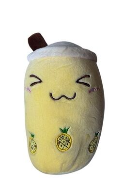 Boba Pineapple Milk Tea Bubble Tea Plush.